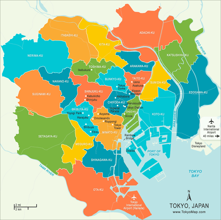 Tokyo Map